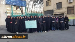 برپایی غرفه  استکبارستیزی   در مسیر راهپیمایی 22 بهمن 8