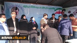 برپایی غرفه  استکبارستیزی   در مسیر راهپیمایی 22 بهمن 4