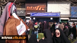 برپایی غرفه  استکبارستیزی   در مسیر راهپیمایی 22 بهمن 3