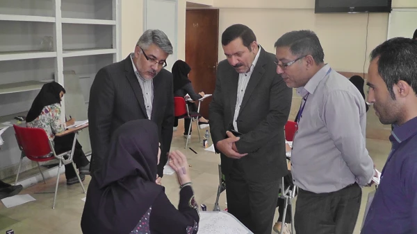 گزارش تصویری  آزمون صلاحیت حرفه ای در دانشگاه فرهنگیان استان  تهران 4