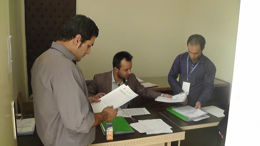 گزارش تصویری  آزمون صلاحیت حرفه ای در دانشگاه فرهنگیان استان  تهران 5