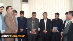 حضور معاون دانشگاه فرهنگیان و سرپرست مدیریت پردیس های تهران در منزل شهید مصطفی یوسفی 2