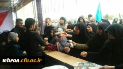 برپایی موکب و خدمتگزاری همکاران و دانشجویان پردیس ها و مراکز استان تهران از جاماندگان قافله اربعین  5