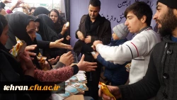 برپایی موکب و خدمتگزاری همکاران و دانشجویان پردیس ها و مراکز استان تهران از جاماندگان قافله اربعین  6