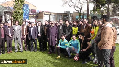 با حضور دکتر مهرمحمدی برگزار شد:

افتتاح زمین چمن فوتبال مرکز آموزش عالی شهدای مکه