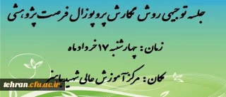 در مرکز شهید باهنر برگزار می شود:

  جلسه توجیهی روش نگارش پروپوزال فرصت پژوهشی