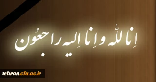 پیام تسلیت  سرپرست مدیریت امور پردیس های استان تهران برای درگذشت سرکارخانم سپیده مرادی