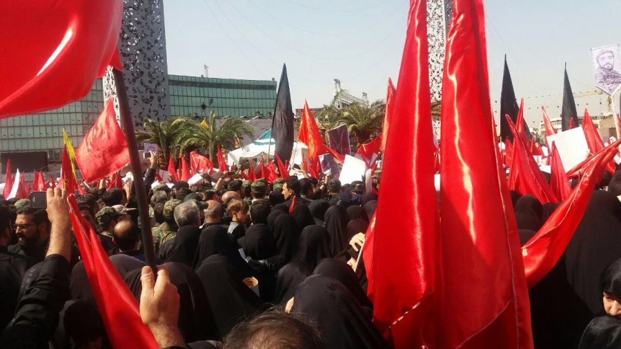 حضور دانشجومعلمان استان تهران در مراسم وداع و تشییع پیکر شهید حججی + تصاویر 2