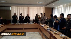 آئین تجلیل از بازنشسته ارجمند جناب آقای رجبعلی احمدی در پردیس شهید چمران تهران برگزار شد 2