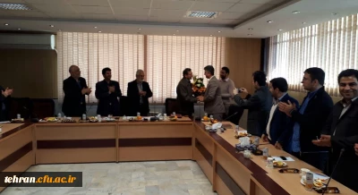 آئین تجلیل از بازنشسته ارجمند جناب آقای رجبعلی احمدی در پردیس شهید چمران تهران برگزار شد