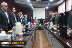 مراسم تکریم دکتر سبحانی سرپرست پیشین امور پردیس های استان تهران