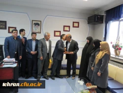 تجلیل از زحمات کارمند بازنشسته مرکز عترت آقای حیدری