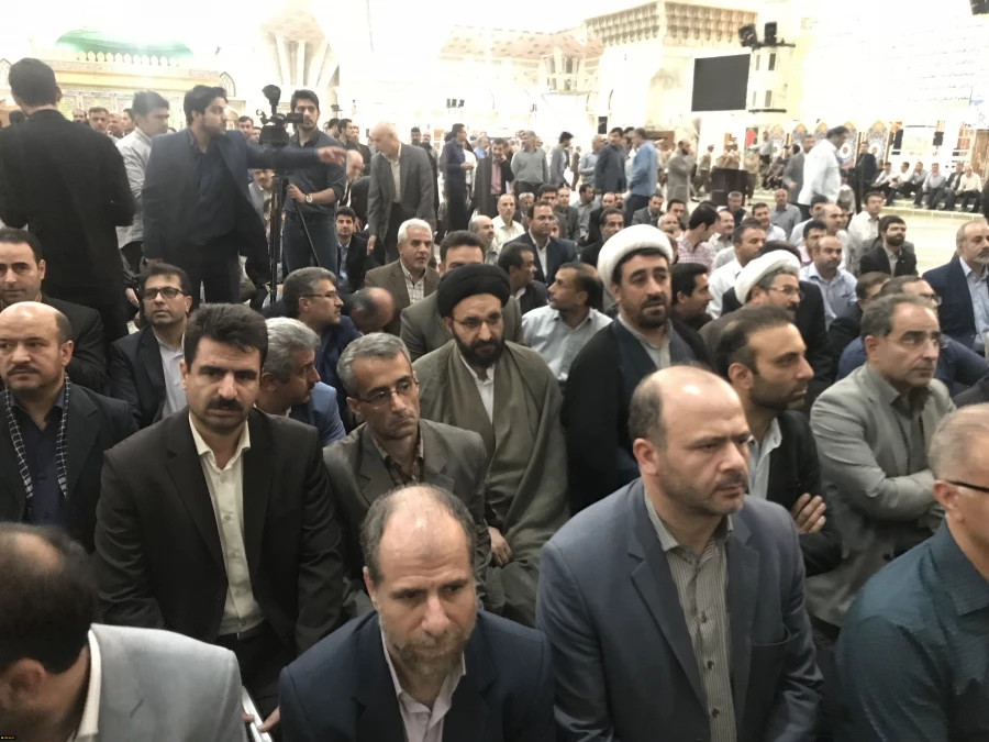 آئین تجدید میثاق خانواده دانشگاهیان کشور با آرمان های امام خمینی(ره) و مقام معظم رهبری (مدظله العالی)