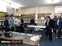 رئیس دانشگاه فرهنگیان از مرکز شهید بهشتی تهران بازدید کرد