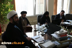 جلسه هیات رئیسه دانشگاه در دفتر رئیس نهاد رهبری