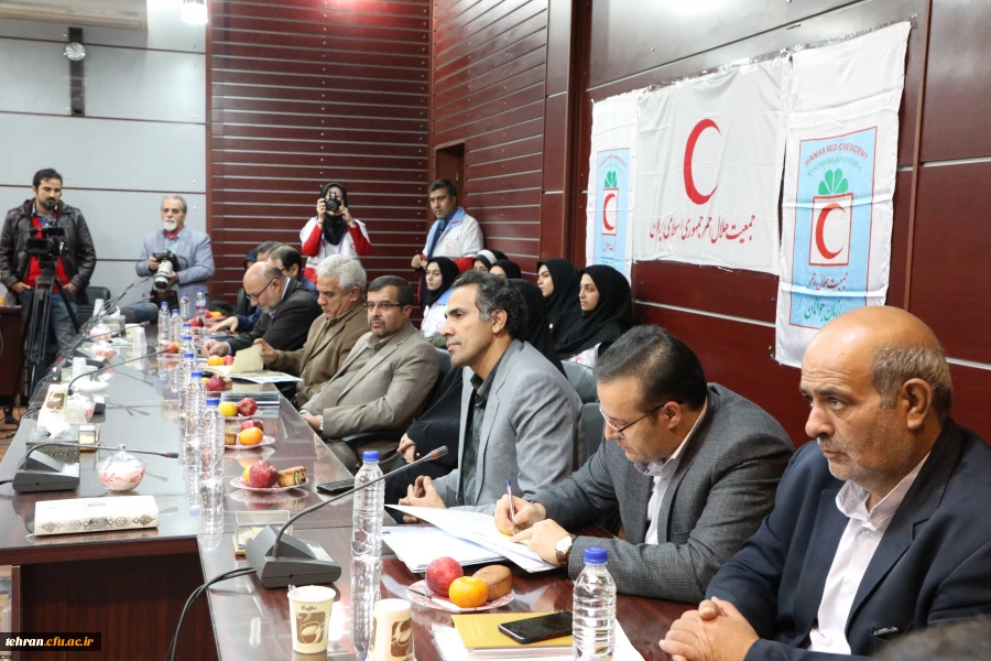 مراسم انعقاد تفاهم نامه همکاری دانشگاه فرهنگیان و سازمان جوانان جمعیت هلال احمر