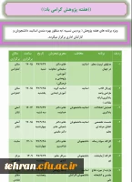 پردیس نسیبه و برنامه های هفته پژوهش 2