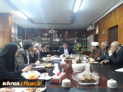 دکتر پرویز انصاری راد سرپرست مدیریت پردیس های استان تهران در دیدار با عبدالرضا فولادوند مدیرکل آموزش و پرورش شهر تهران