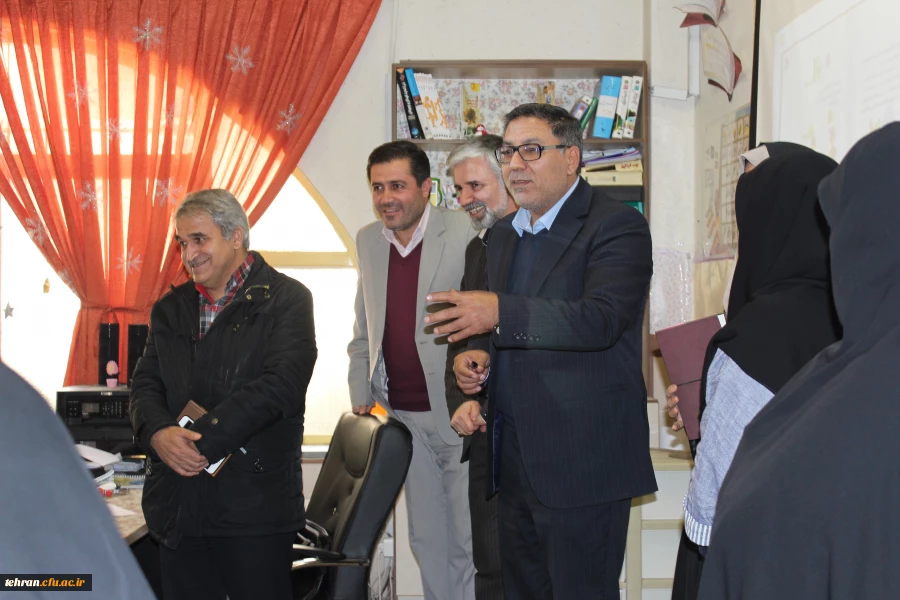 گزارش تصویری بازدید مدیران کل حوزه آموزش دانشگاه به همراه مدیر امور پردیس های استان تهران و معاون آموزشی، پژوهشی و فرهنگی استان 9