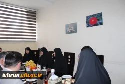 حضور جمعی از مدیران دانشگاه و آموزش وپرورش در مدرسه ابتدایی شاهد فجر منطقه سه تهران