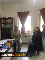 ازدید سرزده دکتر انصاری راد از ستاد اسکان استان تهران در پردیس نسیبه