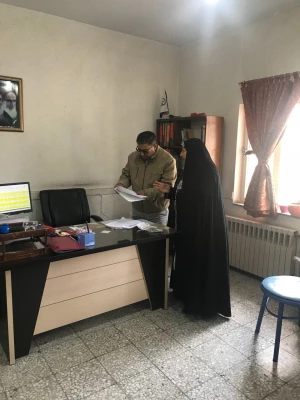 ازدید سرزده دکتر انصاری راد از ستاد اسکان استان تهران در پردیس نسیبه