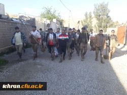 گزارش تصویری از اردوی جهادی دانشجومعلمان استان تهران در کمک به مناطق سیل زده 10