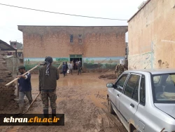 گزارش تصویری از اردوی جهادی دانشجومعلمان استان تهران در کمک به مناطق سیل زده 13