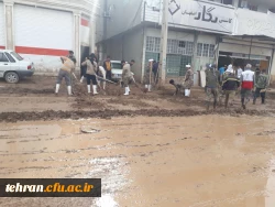 گزارش تصویری از اردوی جهادی دانشجومعلمان استان تهران در کمک به مناطق سیل زده 15