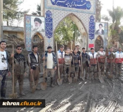 گزارش تصویری از اردوی جهادی دانشجومعلمان استان تهران در کمک به مناطق سیل زده 6