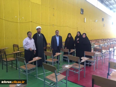 بازدید جناب آقای دکتر انصاری راد از حسن اجرای فرایند آزمون اصلح