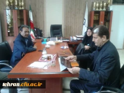 بازدید جناب اقای دکتر احمدی رئیس اداره نظارت و ارزیابی سازمان  مرکزی از پردیس شهید مفتح و مرکز شهید بهشتی 4