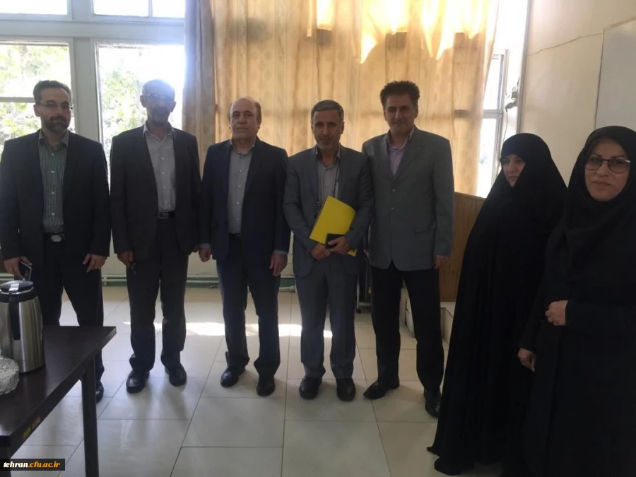 بازدید دکتر انصاری راد سرپرست معاونت دانشجویی، دکتر بلاغی سرپرست مدیریت پردیس های استان تهران و آقای فولادوند مدیر کل آموزش و پرورش شهر تهران از فرایند مصاحبه داوطلبان ورود به دانشگاه فرهنگیان استان تهران 3