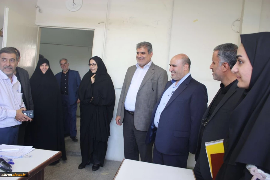 بازدید دکتر انصاری راد سرپرست معاونت دانشجویی، دکتر بلاغی سرپرست مدیریت پردیس های استان تهران و آقای فولادوند مدیر کل آموزش و پرورش شهر تهران از فرایند مصاحبه داوطلبان ورود به دانشگاه فرهنگیان استان تهران 8