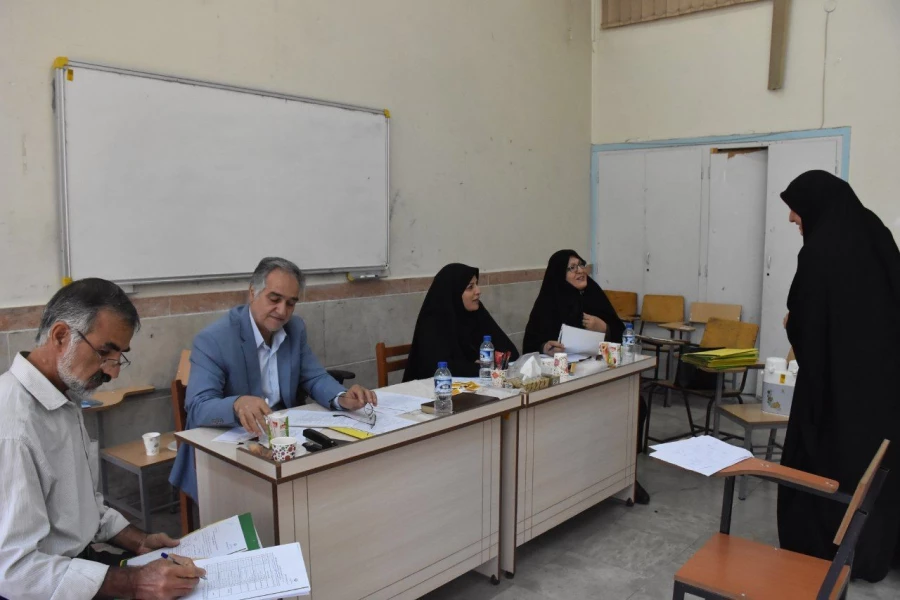 بازدید دکتر انصاری راد سرپرست معاونت دانشجویی، دکتر بلاغی سرپرست مدیریت پردیس های استان تهران و آقای فولادوند مدیر کل آموزش و پرورش شهر تهران از فرایند مصاحبه داوطلبان ورود به دانشگاه فرهنگیان استان تهران 9