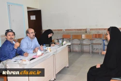 بازدید دکتر انصاری راد سرپرست معاونت دانشجویی، دکتر بلاغی سرپرست مدیریت پردیس های استان تهران و آقای فولادوند مدیر کل آموزش و پرورش شهر تهران از فرایند مصاحبه داوطلبان ورود به دانشگاه فرهنگیان استان تهران 11