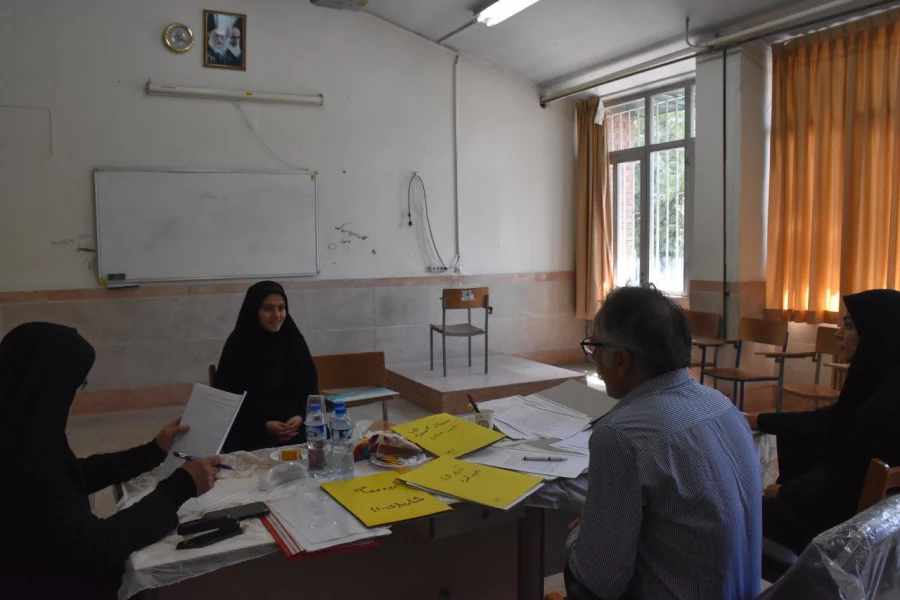 بازدید دکتر انصاری راد سرپرست معاونت دانشجویی، دکتر بلاغی سرپرست مدیریت پردیس های استان تهران و آقای فولادوند مدیر کل آموزش و پرورش شهر تهران از فرایند مصاحبه داوطلبان ورود به دانشگاه فرهنگیان استان تهران 12