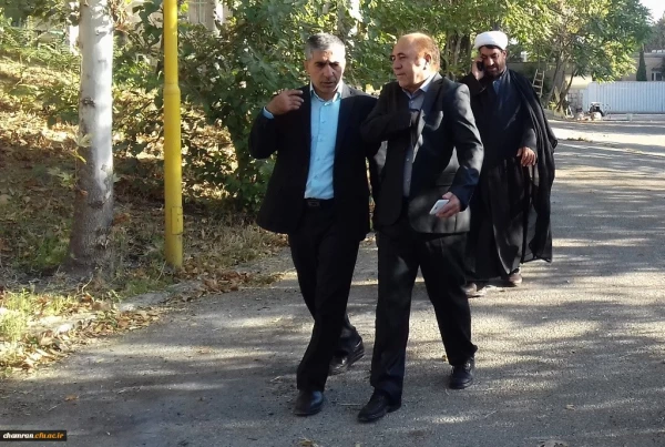 بازدید دکتر بلاغی از  پردیس شهید چمران 2