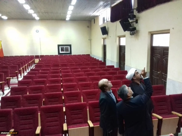 بازدید دکتر بلاغی از  پردیس شهید چمران 3