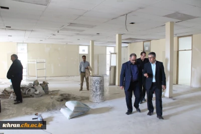 بازدید دکتر آزادی از اقدامات فنی، عمرانی و آماده سازی مرکز در آستانه ماه مهر؛

مراحل بازسازی و آماده سازی مرکز شهید بهشتی برای مهرماه ۹۸