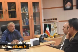 دیدار دکتر بلاغی با ریس دانشگاه پیام نور استان تهران 2