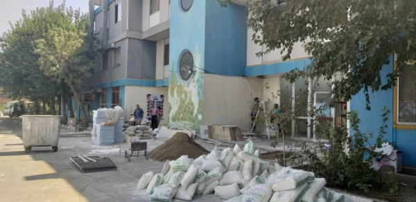 بازدید دکتر بلاغی سرپرست مدیریت استان تهران از روند بهسازی و بازسازی مرکز شهید بهشتی تهران 4