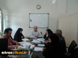 کمیته انتصابات مدیریت امور پردیس های استان تهران با حضور مدیر محترم استان جناب آقای دکتر بلاغی 2