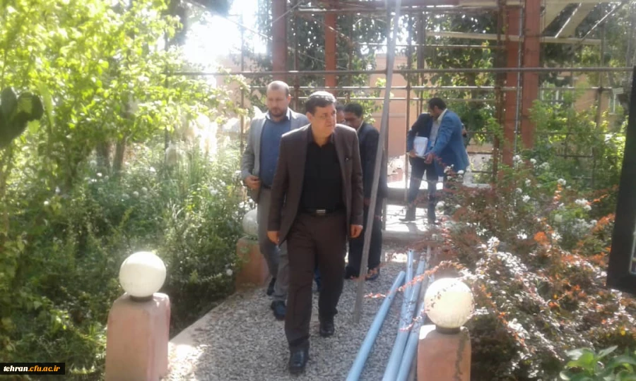 بازدید سرزده دکتر حسین خنیفر رییس دانشگاه شریف فرهنگیان  از پردیس شهید مفتح شهرری 4