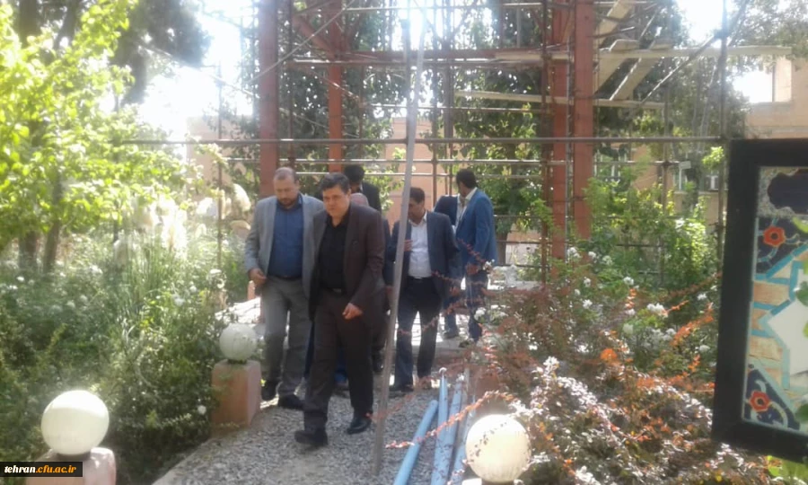 بازدید سرزده دکتر حسین خنیفر رییس دانشگاه شریف فرهنگیان  از پردیس شهید مفتح شهرری 5