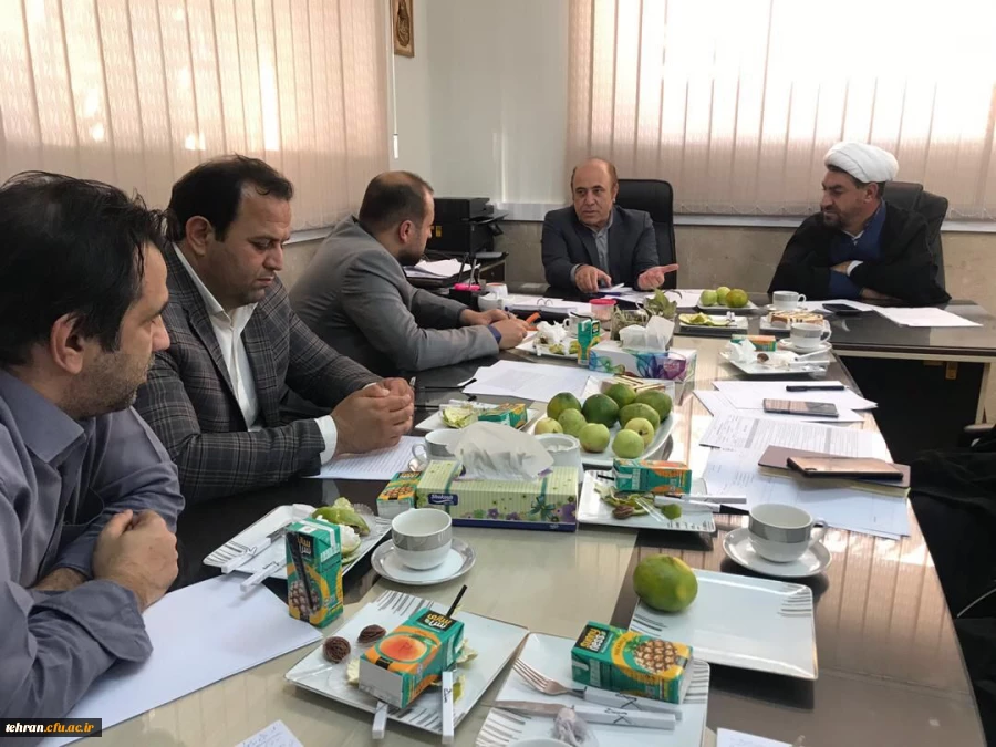 جلسه مسئولان حراست پردیس ها و مراکز استان تهران با حضور دکتر بلاغی سرپرست مدیریت. 2