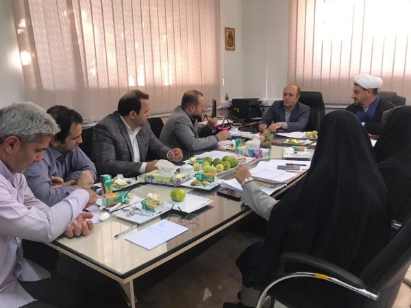 جلسه مسئولان حراست پردیس ها و مراکز استان تهران با حضور دکتر بلاغی سرپرست مدیریت. 3