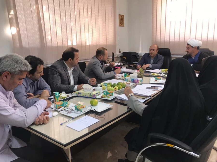 جلسه مسئولان حراست پردیس ها و مراکز استان تهران با حضور دکتر بلاغی سرپرست مدیریت. 3