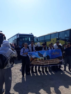 شروع پیاده روی اربعین دانشجو معلمان پسر استان تهران 6