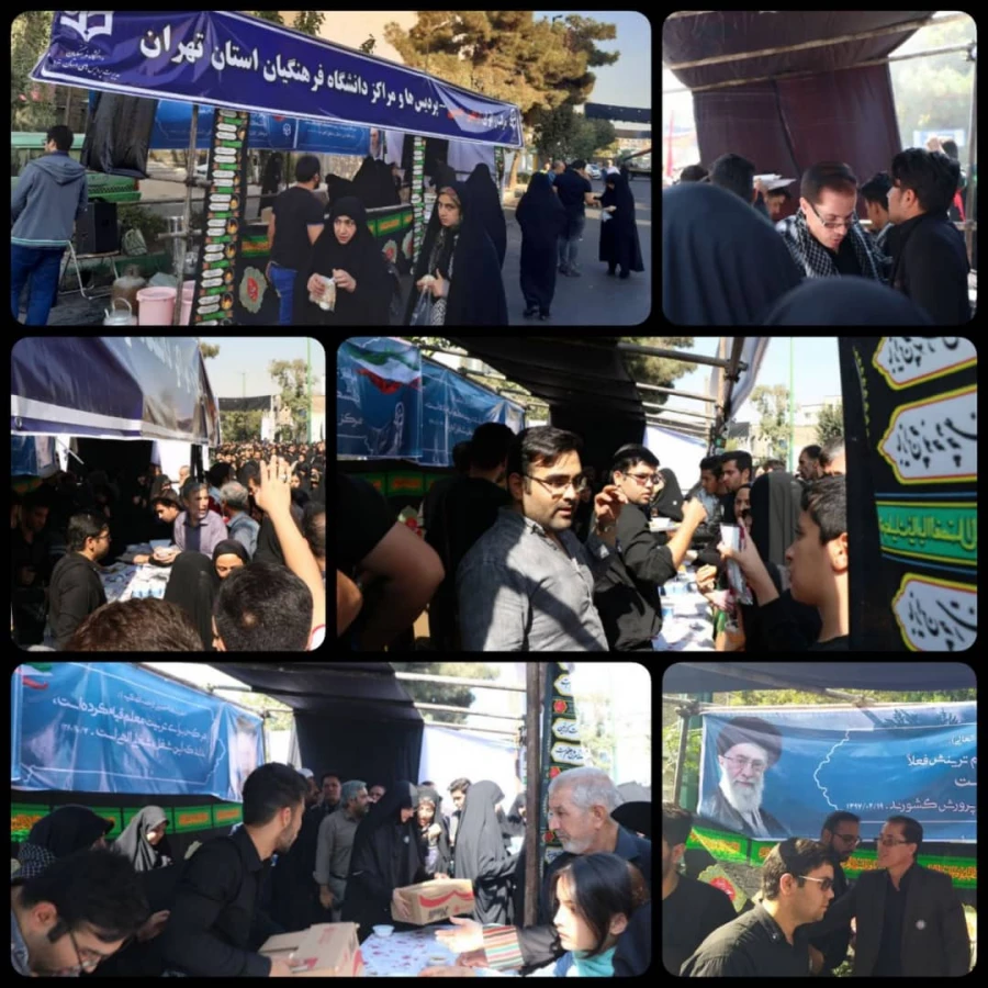 آیین پیاده روی اربعین حسینی پردیس ها و مراکز استان تهران 5